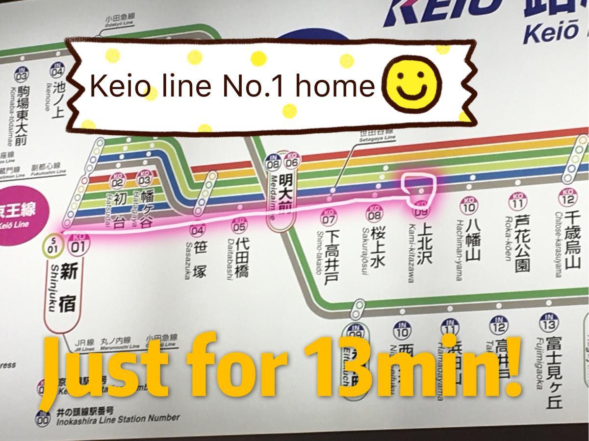 Appartement 世田谷 大晶家 Direct To Shinjuku For 13min 上北沢3分 近涉谷新宿 *